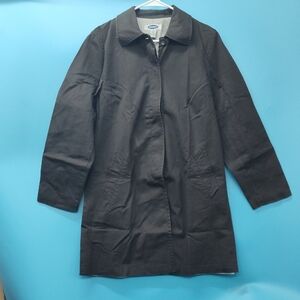 Old Navy Charcoal Button-Up Coat